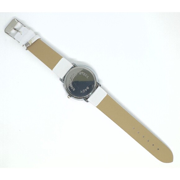 Vtg New Ladies Men Unisex Math Themed Watch Silver Face Fresh Battery Item #1111 - Picture 4 of 4